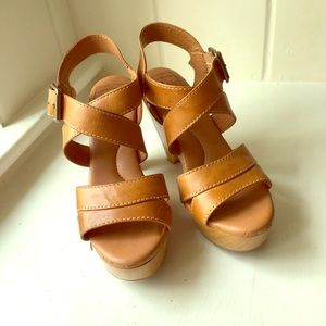 Lucky Brand high heel sandals.